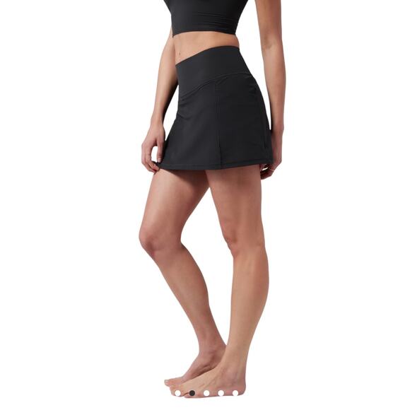 Athleta Salutation Stash High Rise 141/2 Skort Black Size Large - Picture 4 of 6